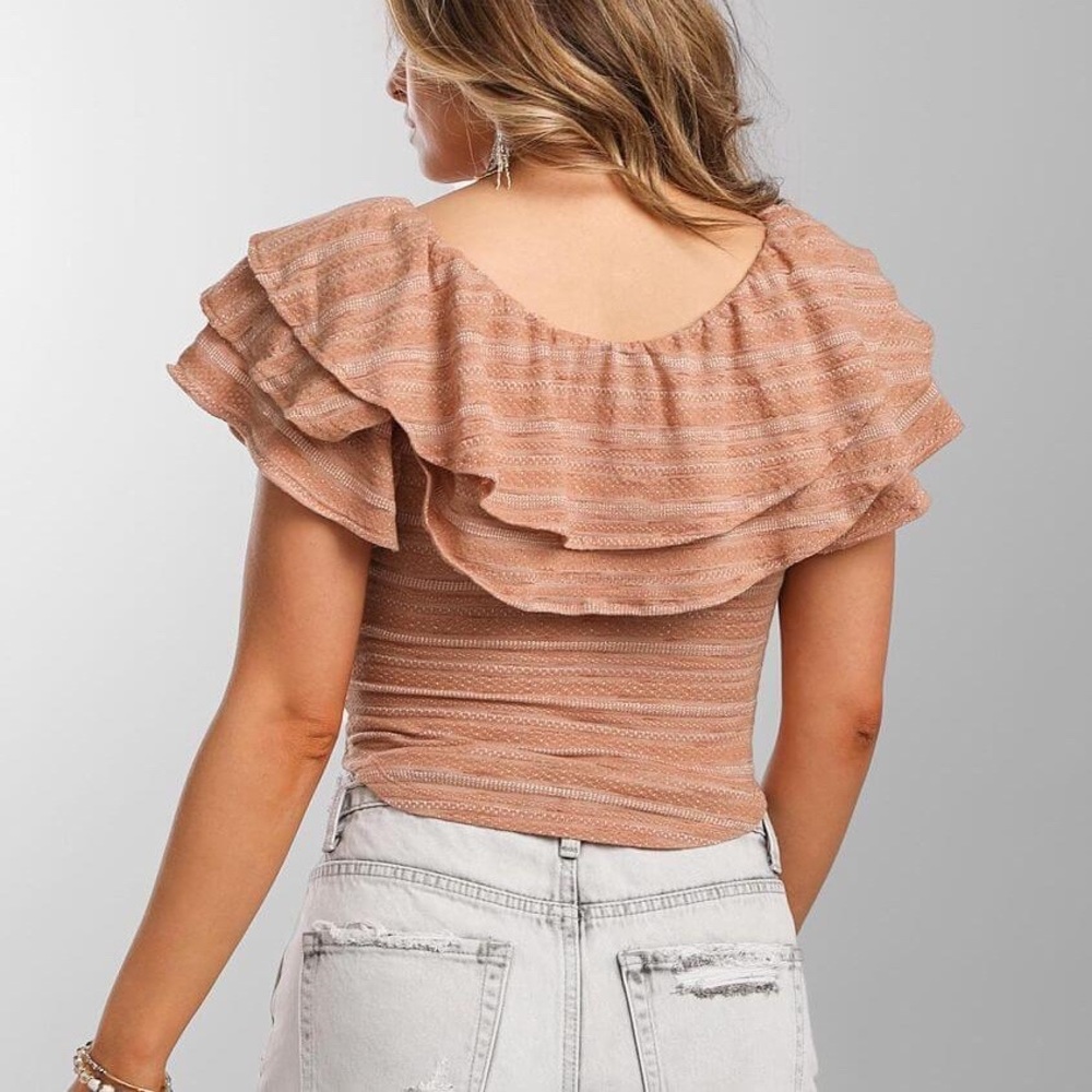 Free People Heirloom Ruffle Top - Picture 3 of 6